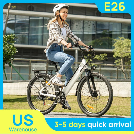 URLIFE 750W E26 Electric Bike For Adults With Removable Battery
