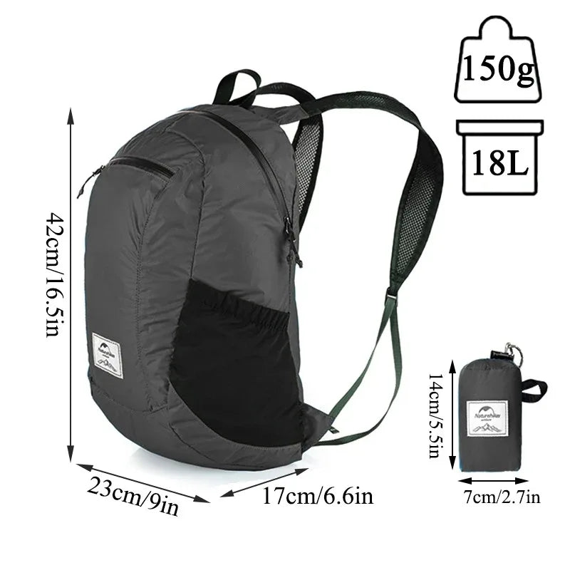 Naturehike Ultralight Camping Backpack For Outdoor Hiking And Travel