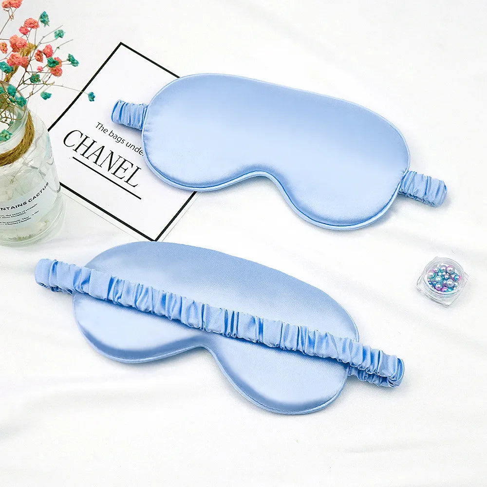 Imitated Silk Eye Patch Sleep Mask Travel Relaxation