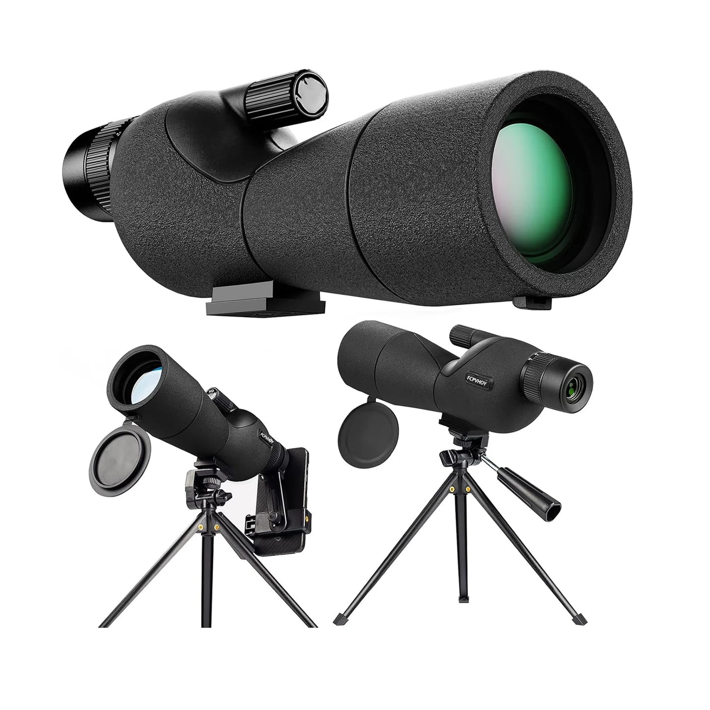 Hrvzdvw Spotting Scope For Target Shooting With Tripod Carrying Bag