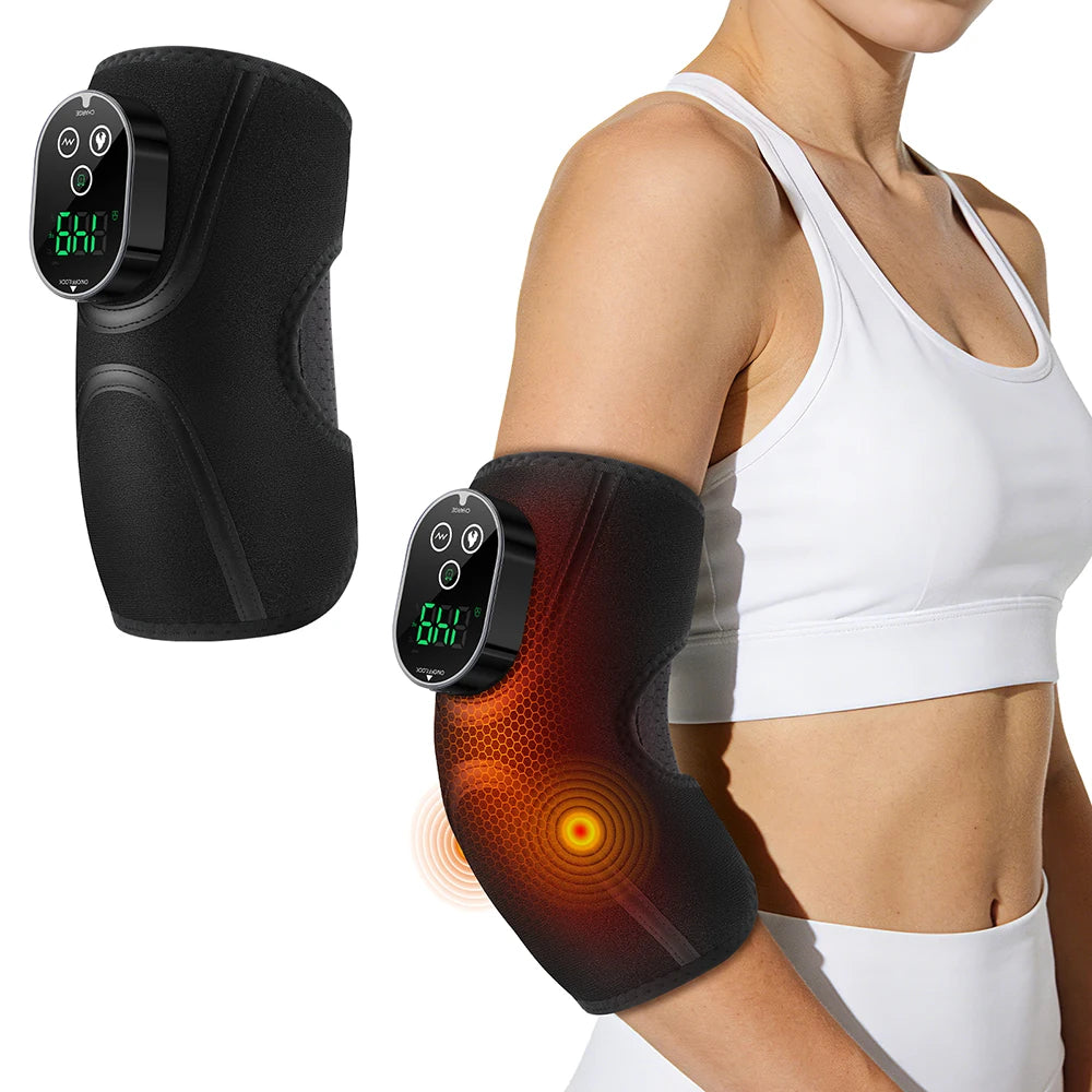 Hailicare Cordless Heated Elbow Massager With Vibration Relief