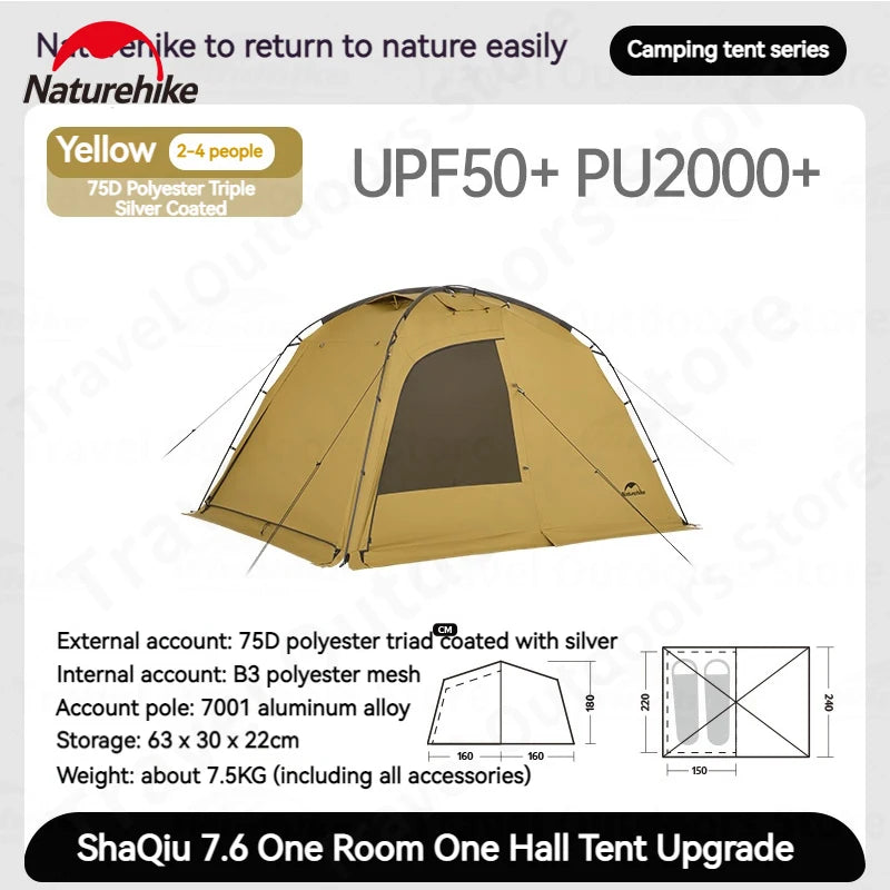 Naturehike Dune Camping Tent 4 Season Ultralight Outdoor Shelter