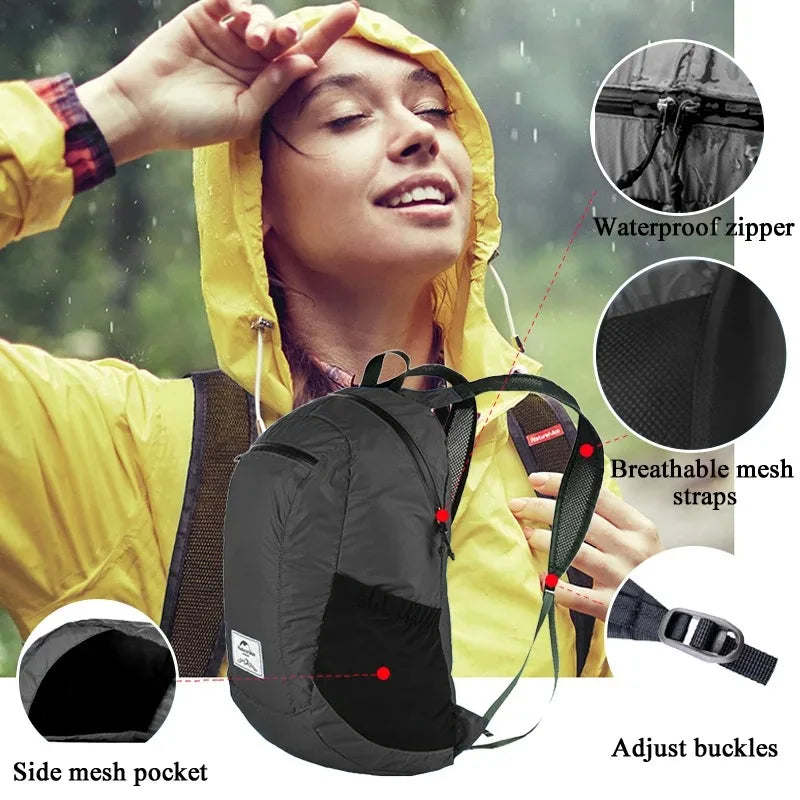 Naturehike Ultralight Camping Backpack For Outdoor Hiking And Travel