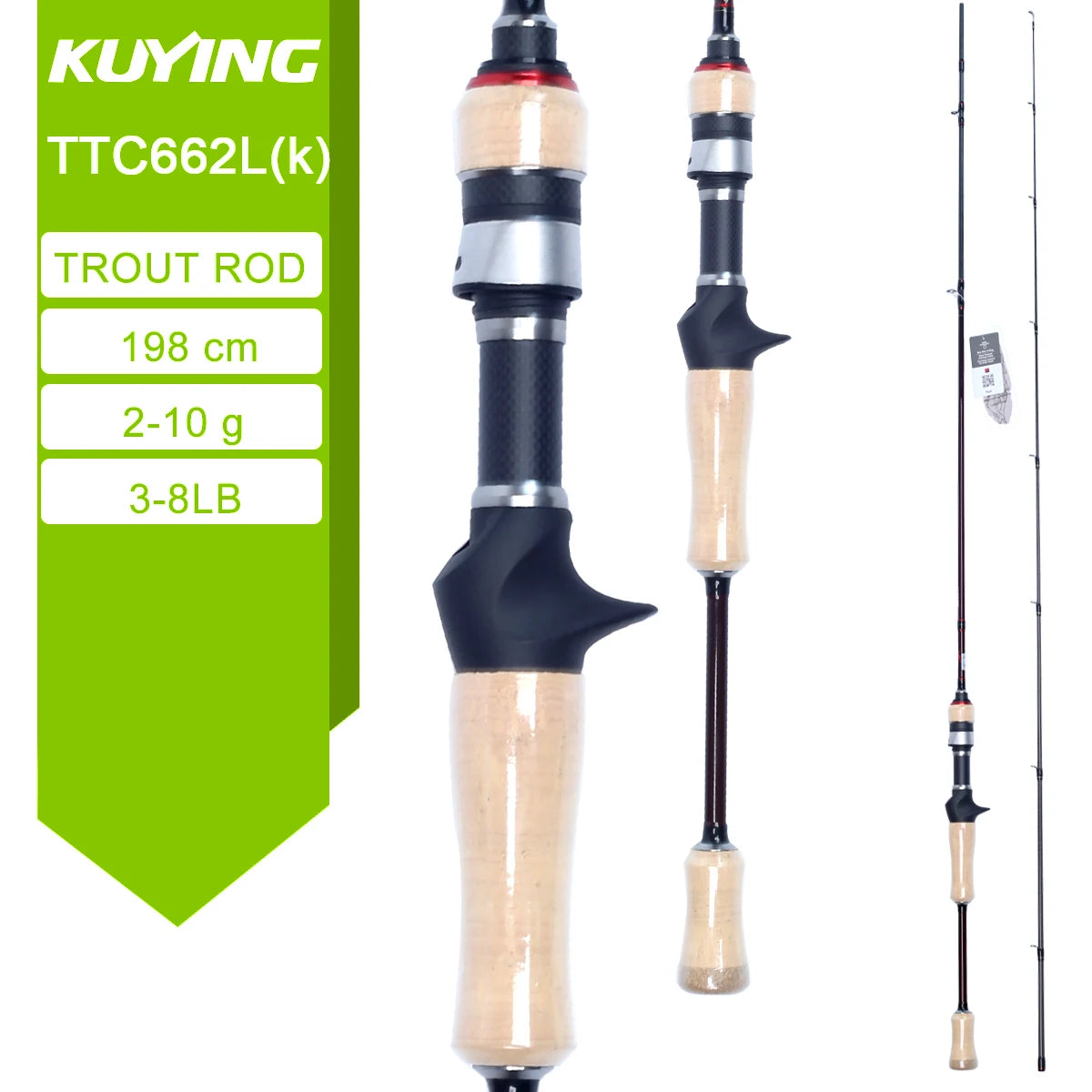 Kuying Teton Lure Rod For Casting And Spinning River Fishing