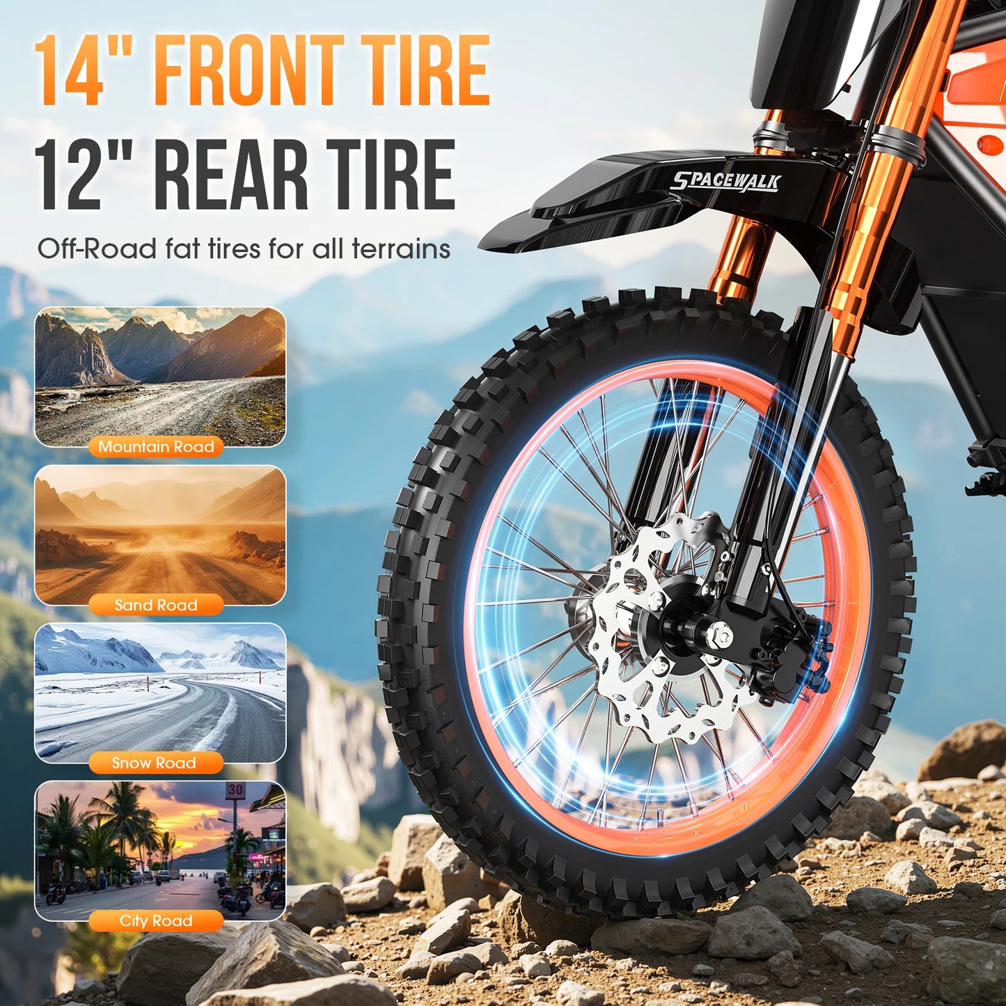 EILLEO SPACEWALK 48V Electric Dirt Bike For Adults