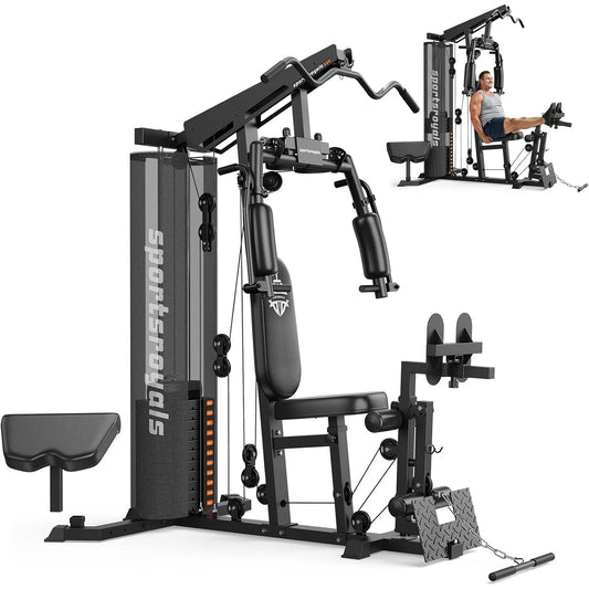 FED Fitness Home Gym Equipment Full Body Pulley System Strength