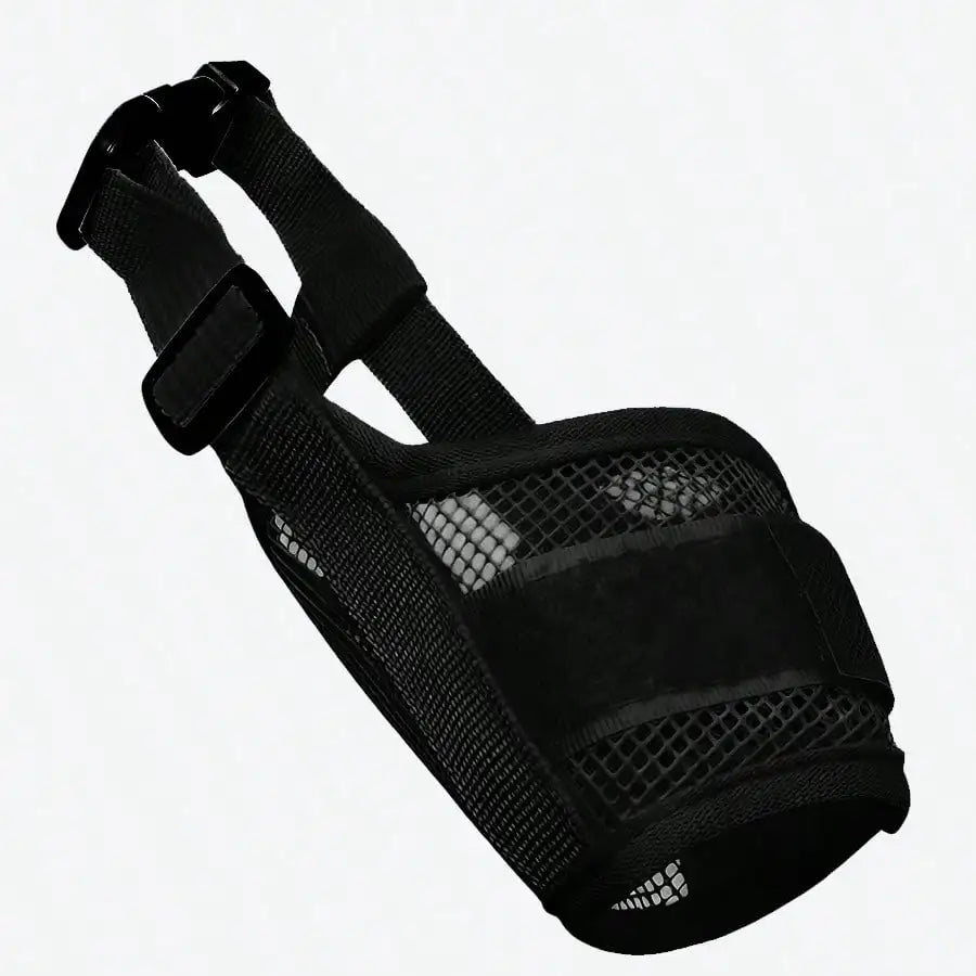 Adjustable Dog Muzzle With Breathable Mesh For Training