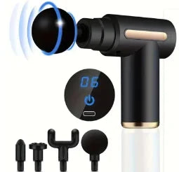 Muscle Relaxation Mini Massage Gun Portable Handheld Type C Charging
