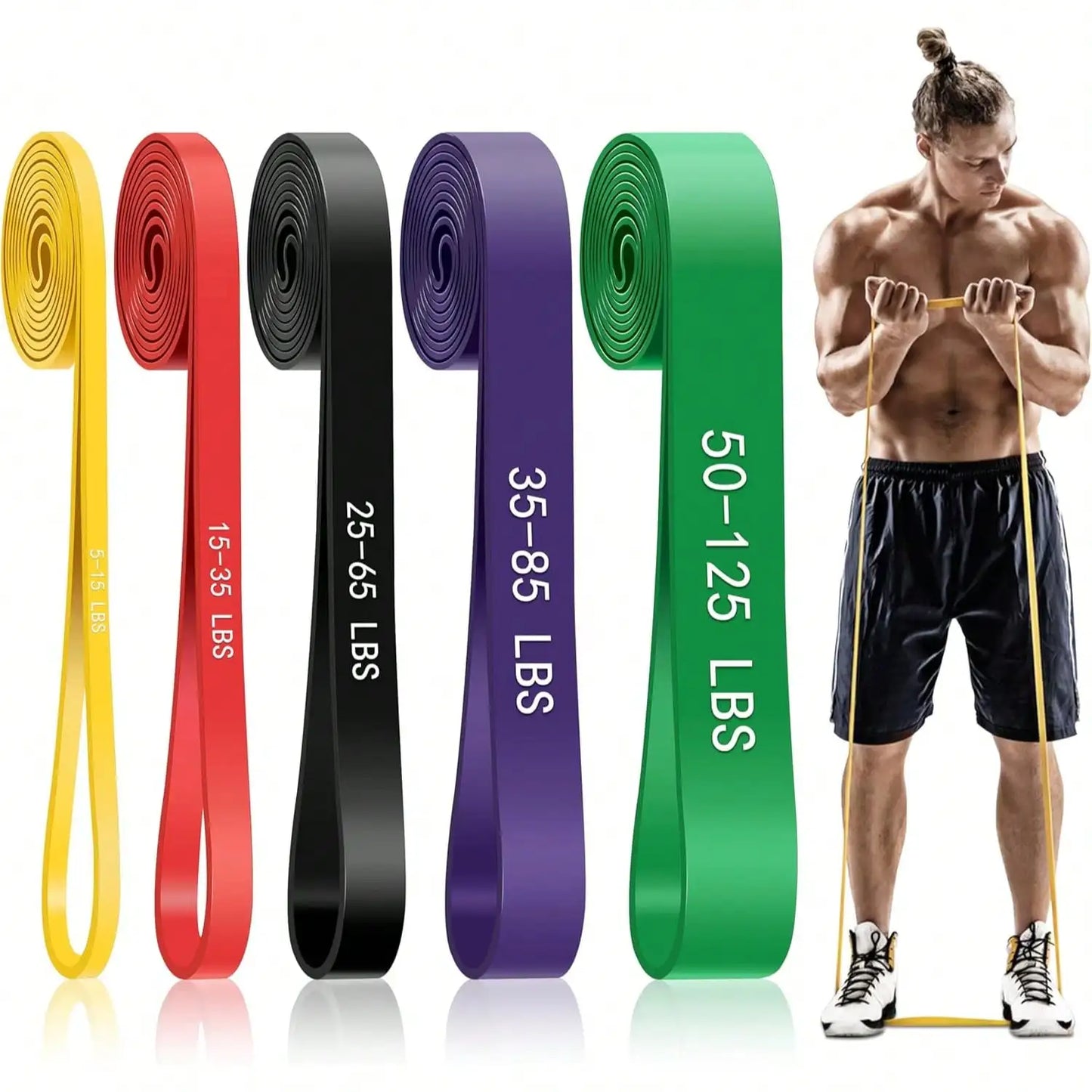 Multifunctional Resistance Bands Set For Full Body Workout
