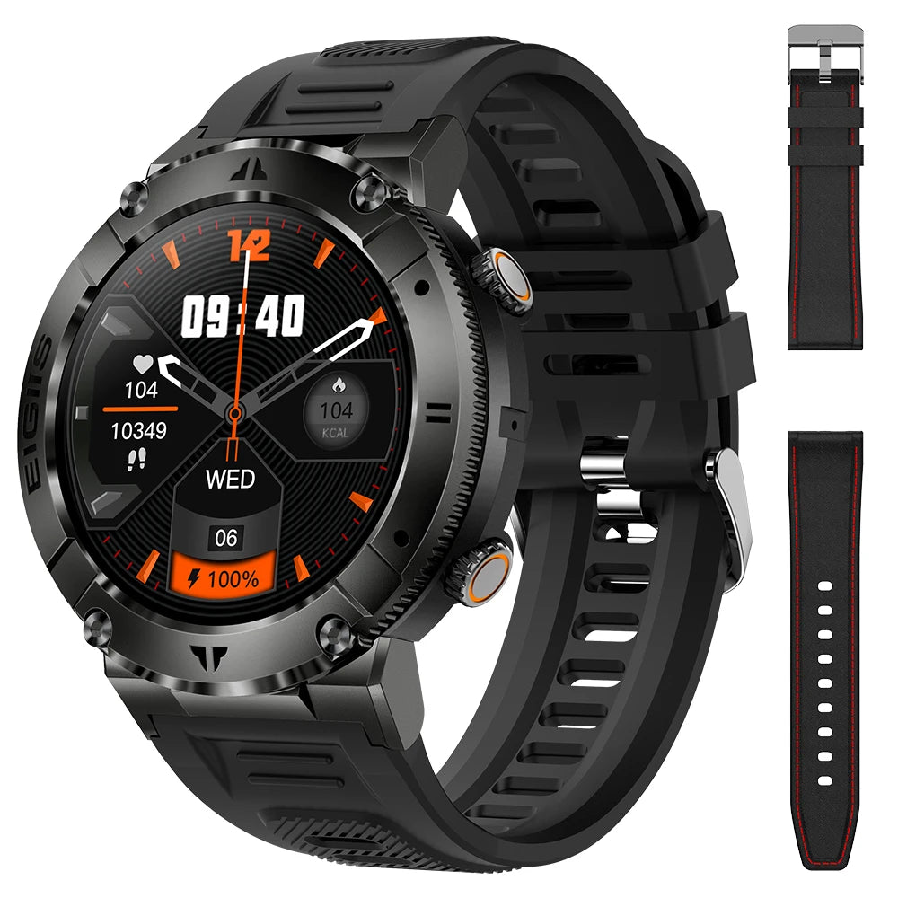 LaNikar Smart Watch Men Bluetooth Call Blood Pressure Fitness Tracker
