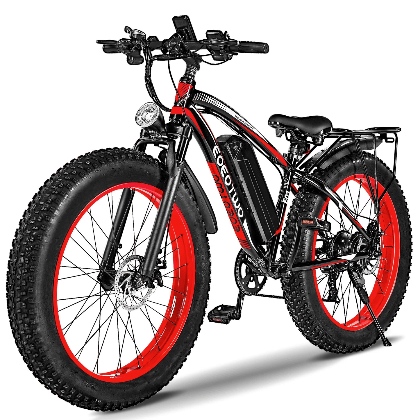 EOEOTWO 1500W Electric Bike 48V 15Ah Fat Tire E-Bike