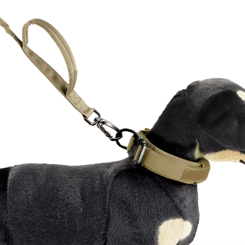 PETRAVEL Military Dog Leash With Quick Release And Dual Handles
