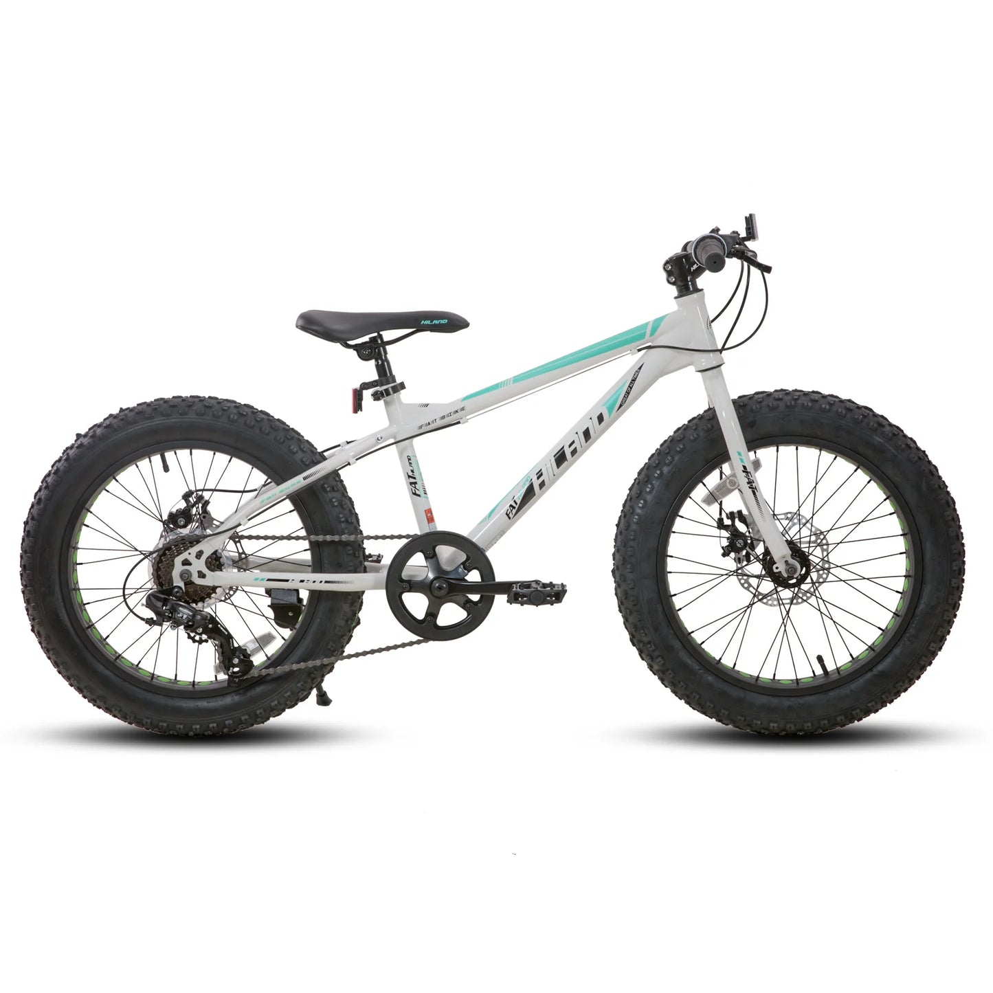 Hiland Kids Fat Tire Mountain Bike With Shimano Disc Brakes