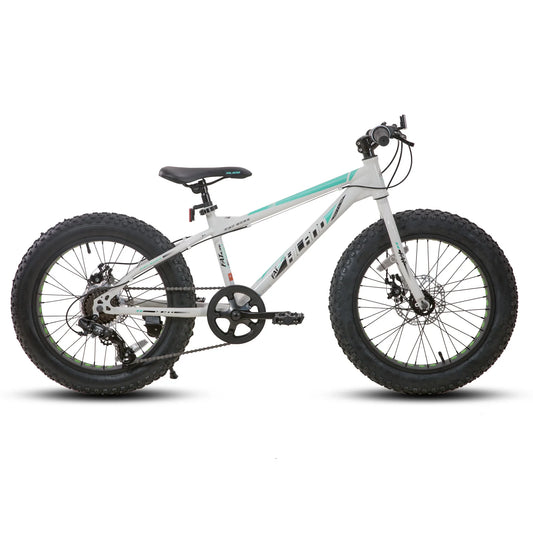 Hiland Kids Fat Tire Mountain Bike With Shimano Disc Brakes