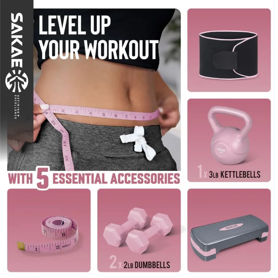 Yao Hui Huang Adjustable Height Aerobic Stepper With Weights