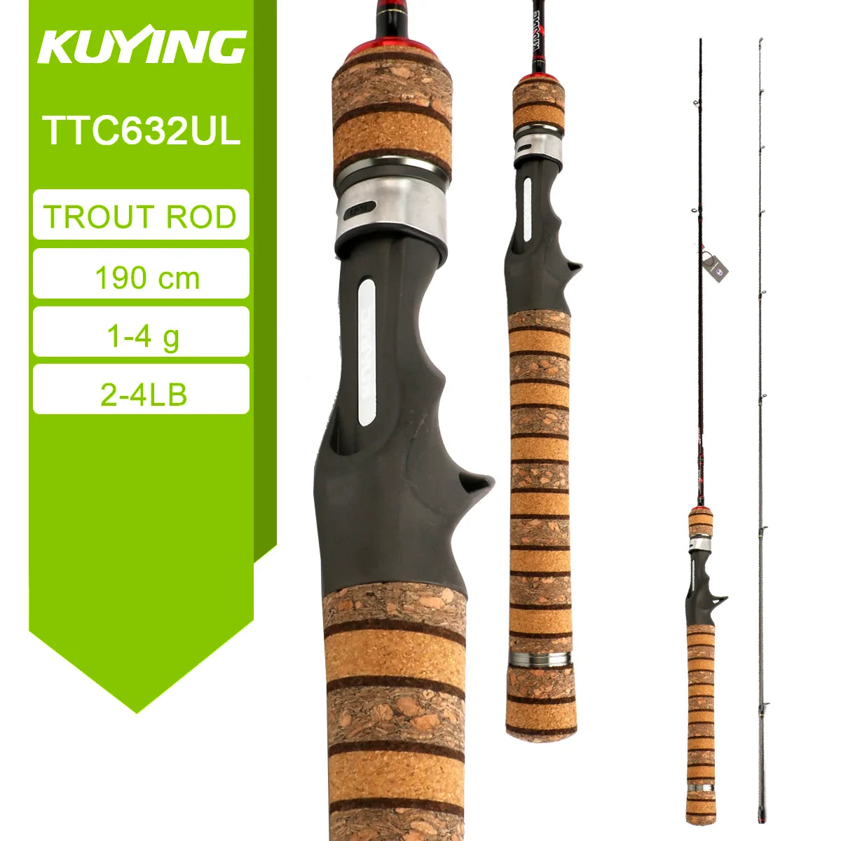 Kuying Teton Lure Rod For Casting And Spinning River Fishing