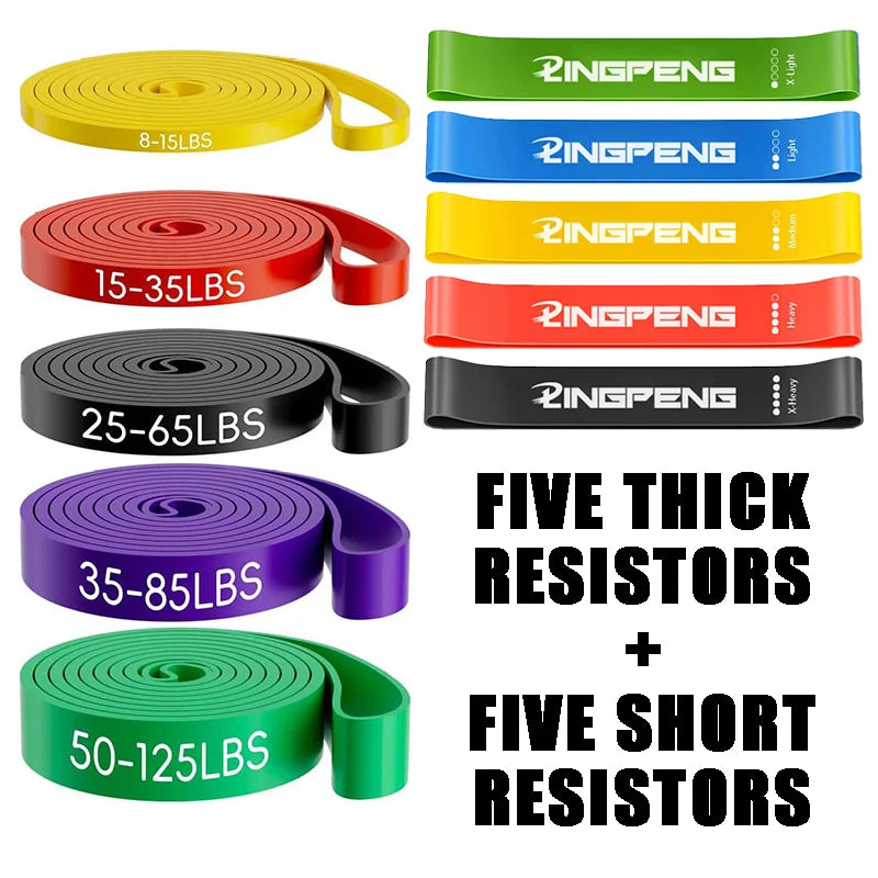 Resistance Bands Set For Home Gym Training And Fitness