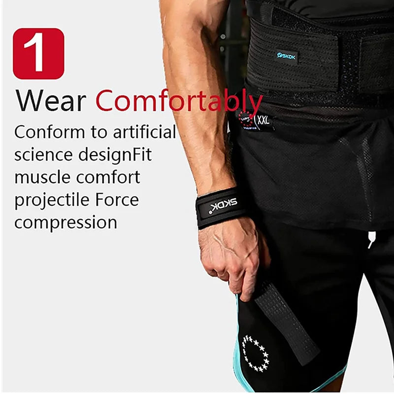 Weightlifting Wrist Straps Adjustable Non Slip Lifting Band