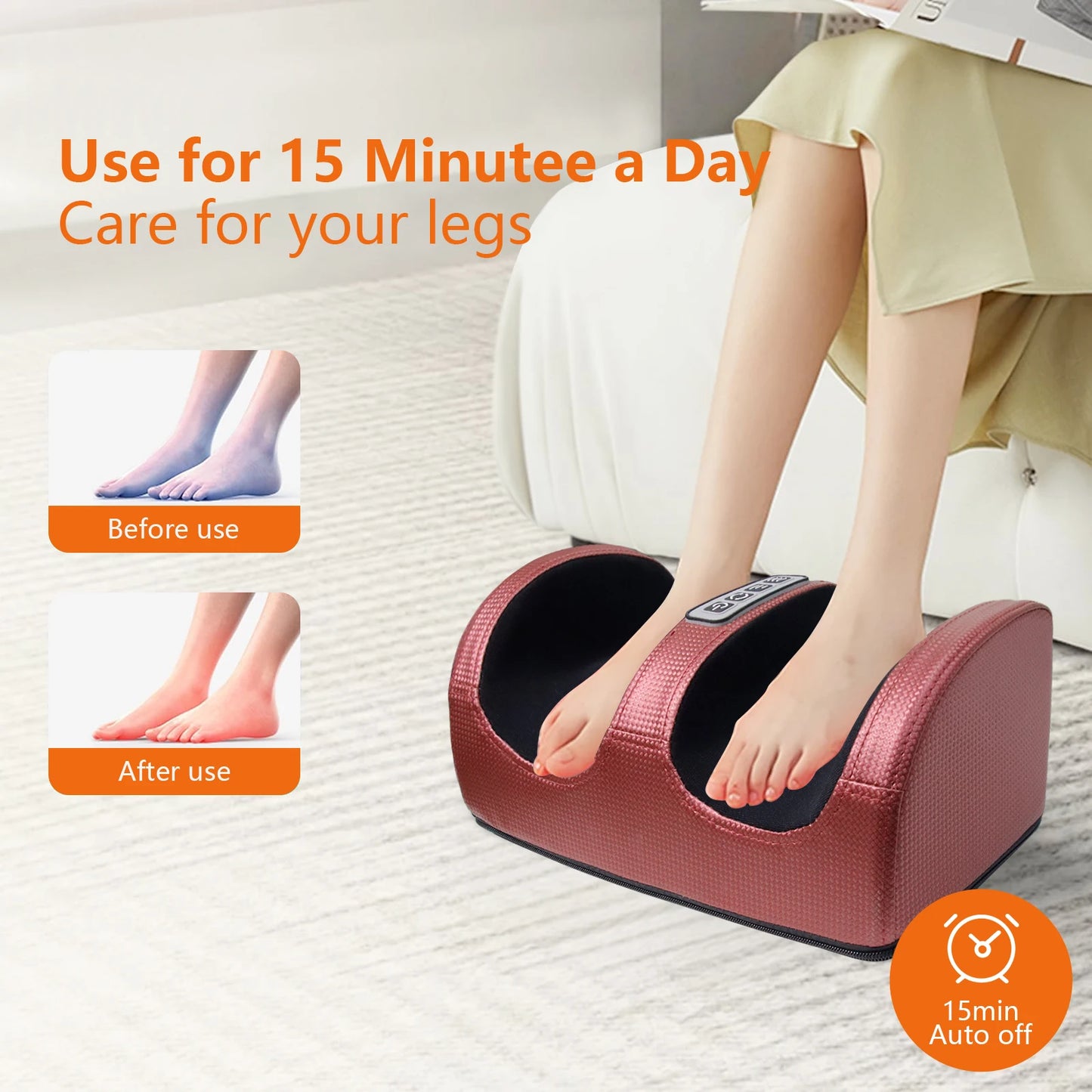 Foot Massage Machine Kneading Massager For Feet And Legs