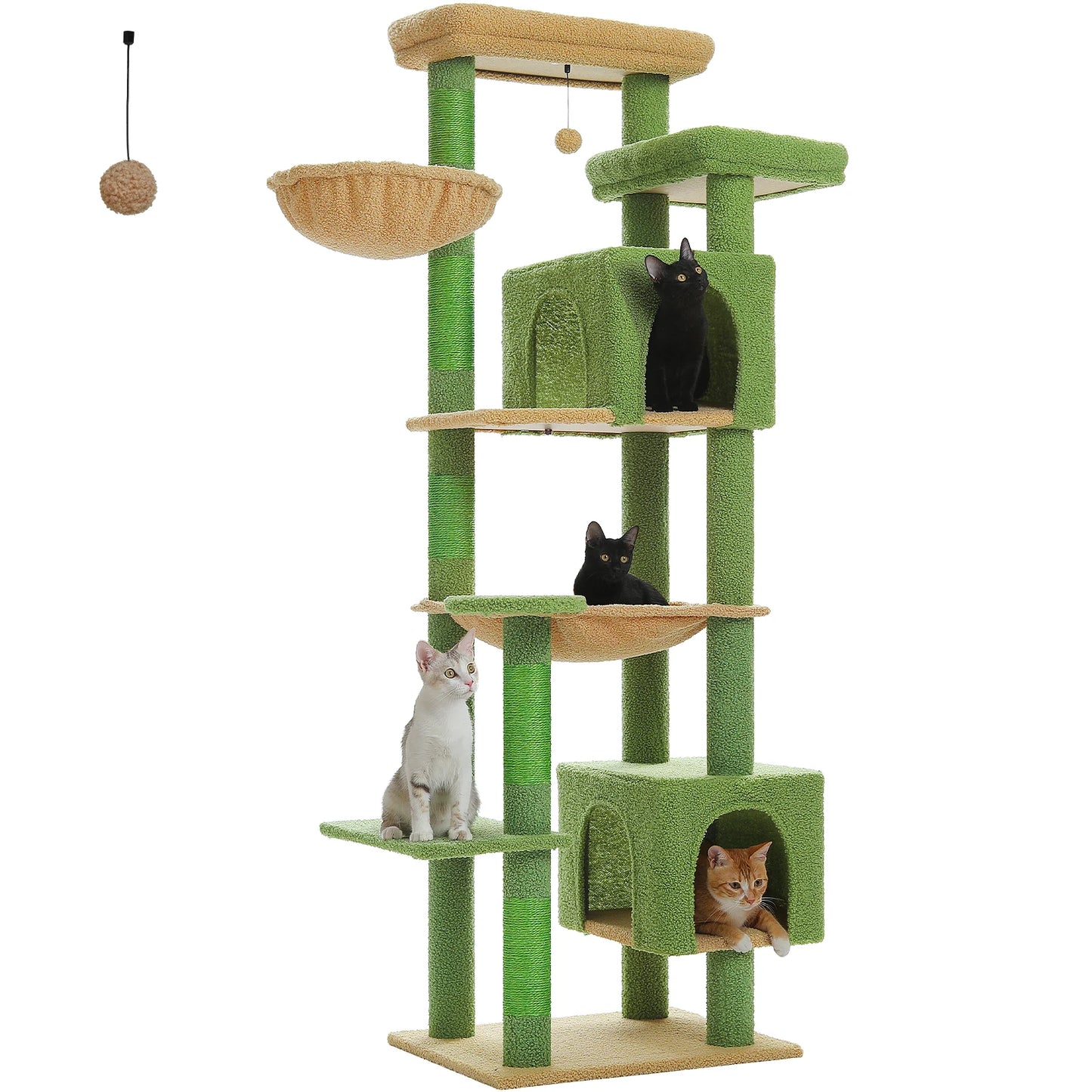 PAWZ Road Five Level Cat Tree Indoor Playground With Scratching Posts