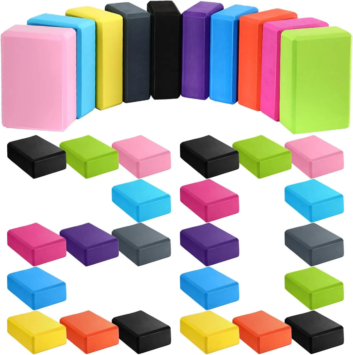 Lightweight Eva Foam Yoga Blocks For Pilates And Meditation