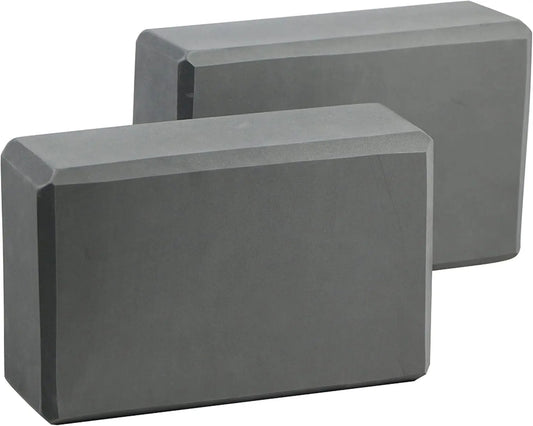 Yoga Blocks 2 Pack Non Slip Surface For Pilates Handstands