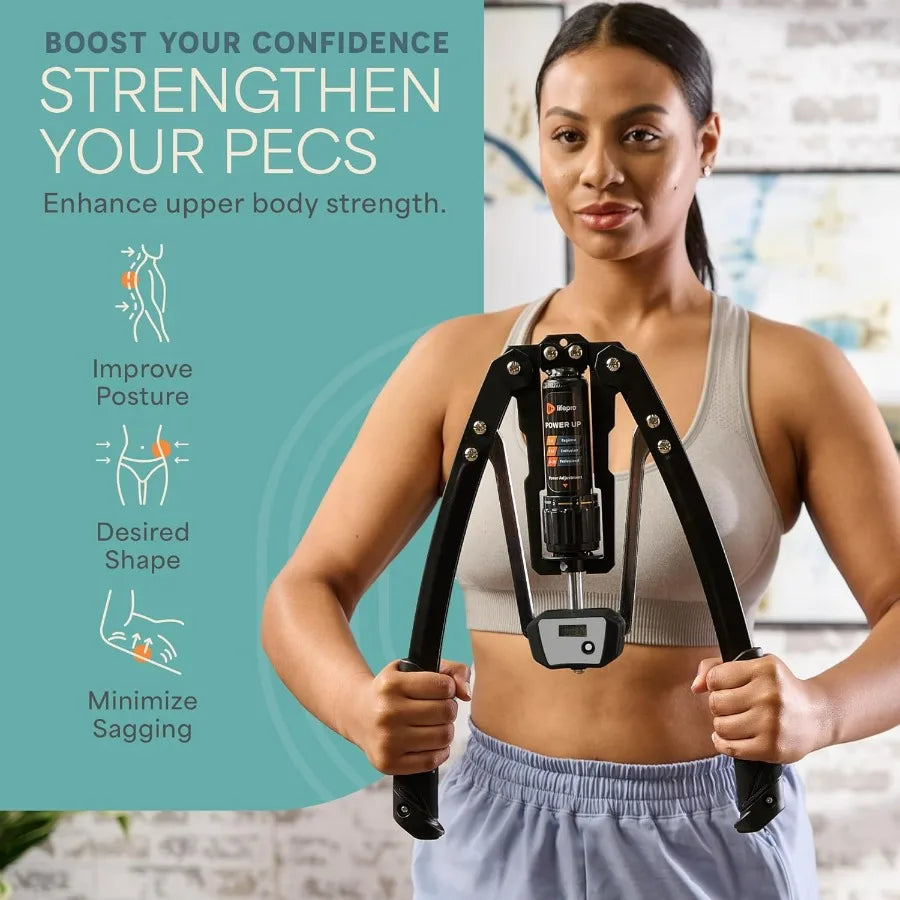 Hydraulic Chest Expander Arm Twister Trainer With Adjustable Resistance