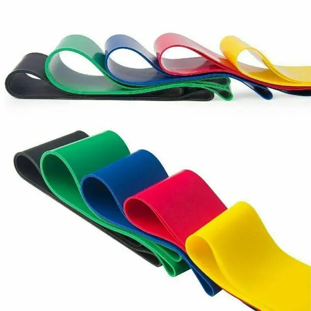 Unbranded Loop Resistance Bands Set Of 5 For Home Workouts
