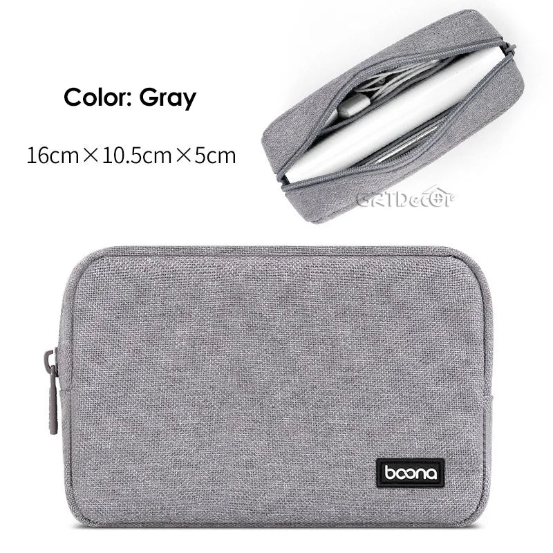 Multifunctional Storage Bag For Electronics Accessories Organizer Travel Pouch