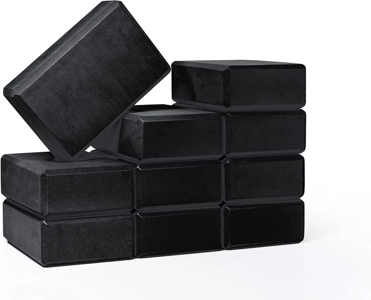 EVA Foam Yoga Blocks 10 Pack For Stretching And Balance