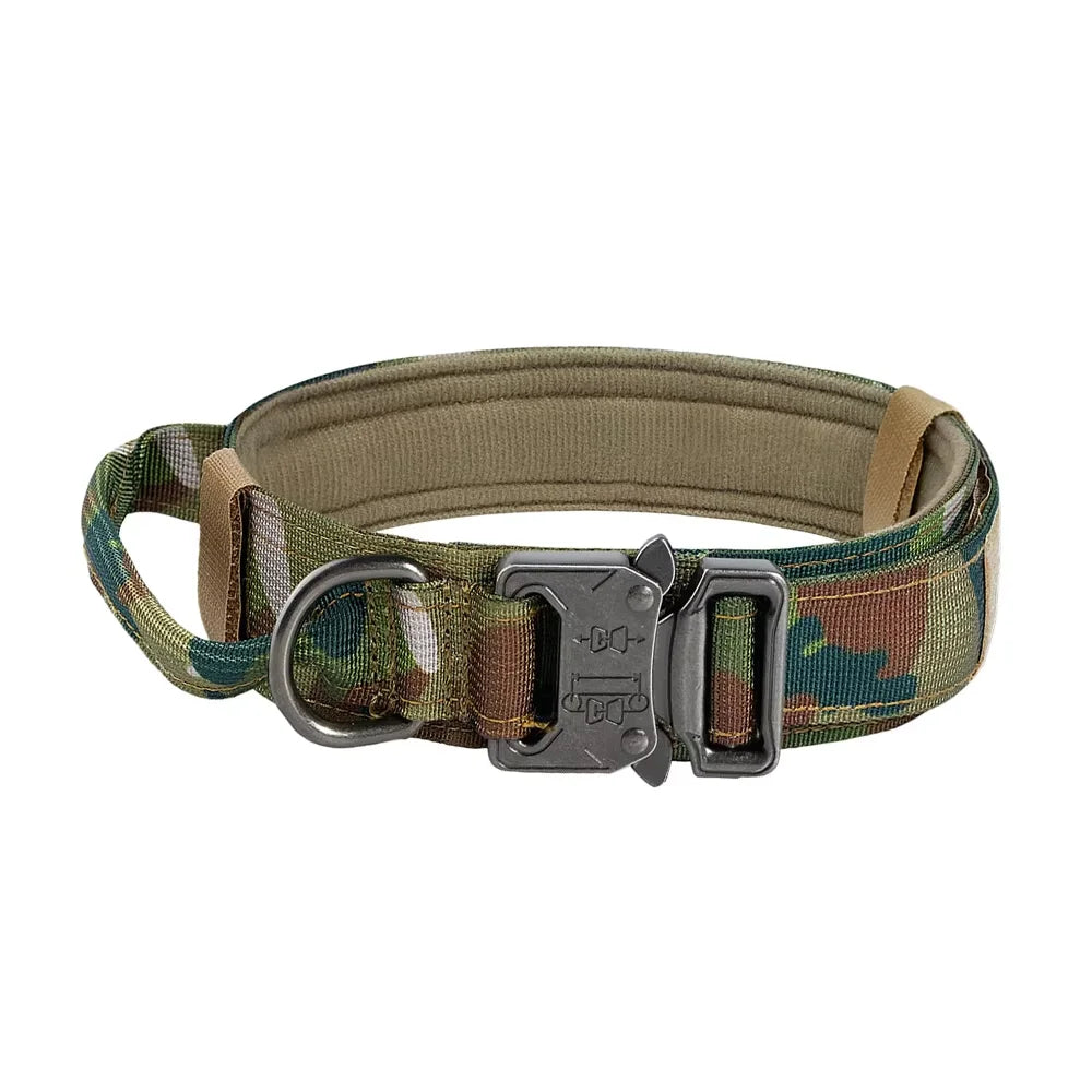 Nylon Dog Training Collar With Leash Set And Control Handle