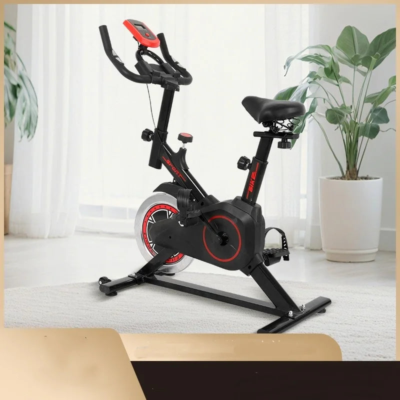 Silent Indoor Spin Bike For Cardio Training, Comfortable Seat