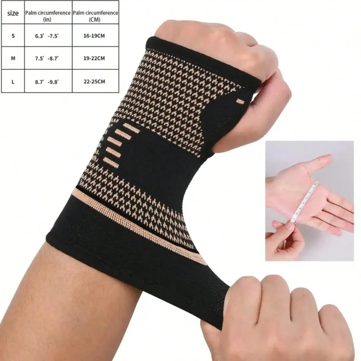 Breathable Unisex Wrist Compression Sleeve For Men And Women