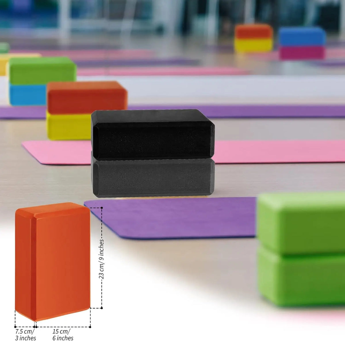 Lightweight Eva Foam Yoga Blocks For Pilates And Meditation