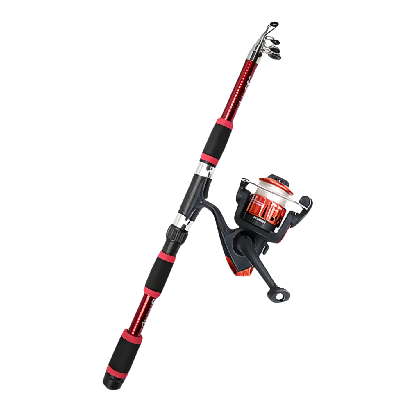 Telescopic Fishing Rod and Spinning Reel Kit for Ocean Angling