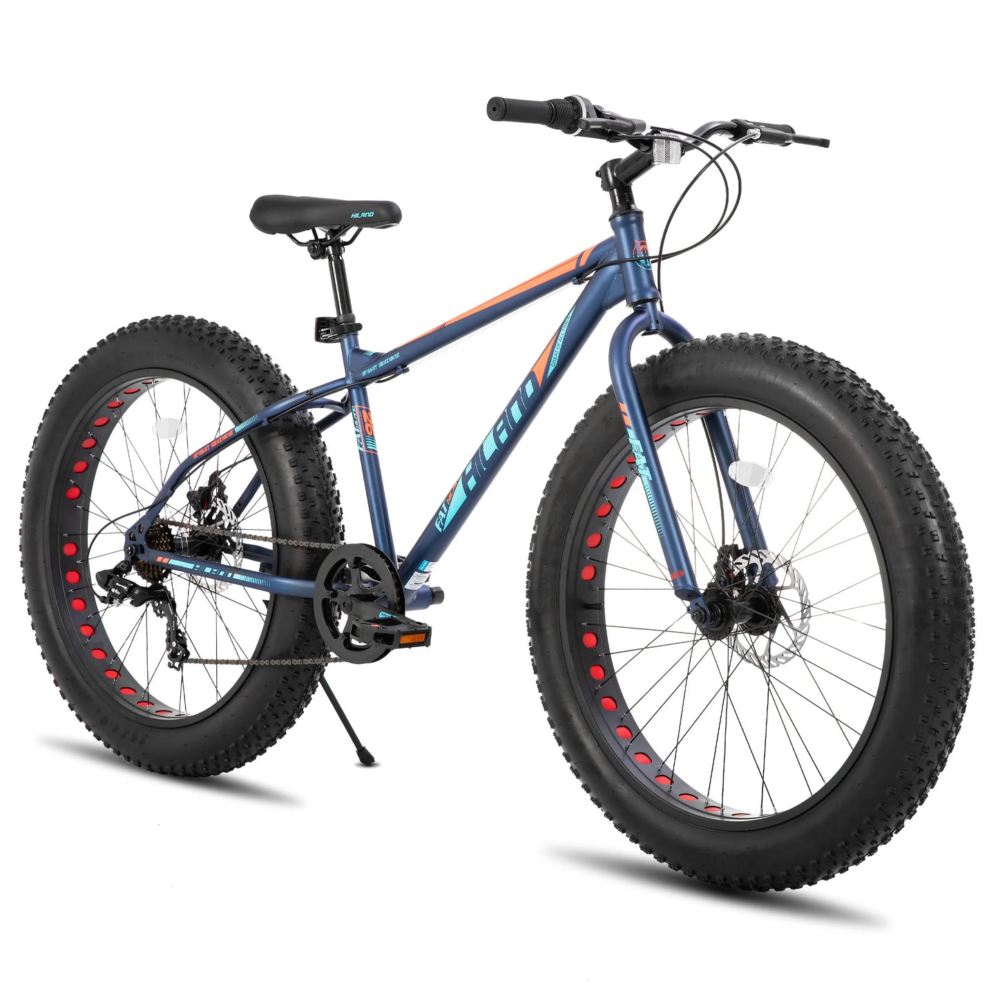 Hiland Kids Fat Tire Mountain Bike With Shimano Disc Brakes