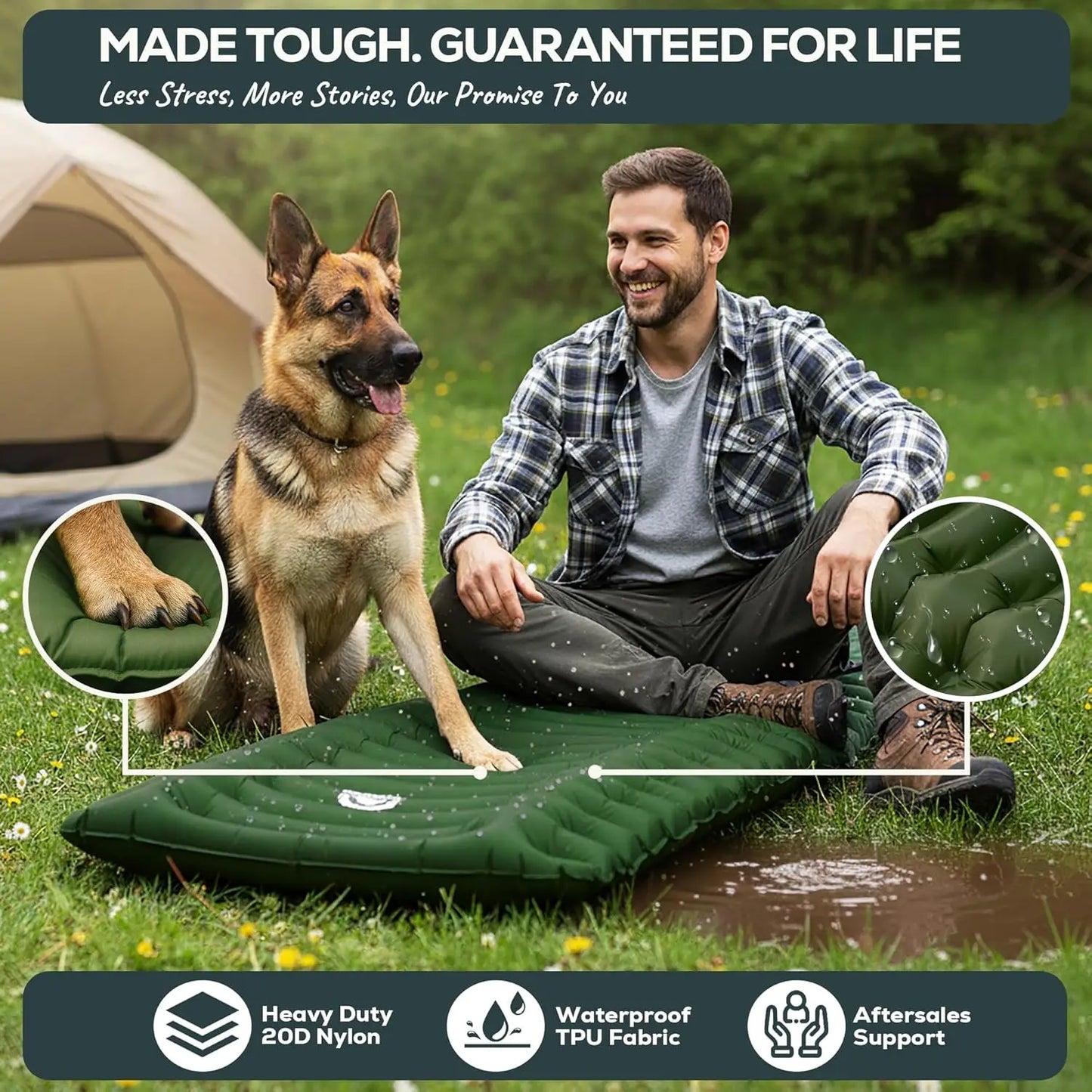 Gear Doctors Ether Ultralight Camping Sleeping Pad For Backpacking