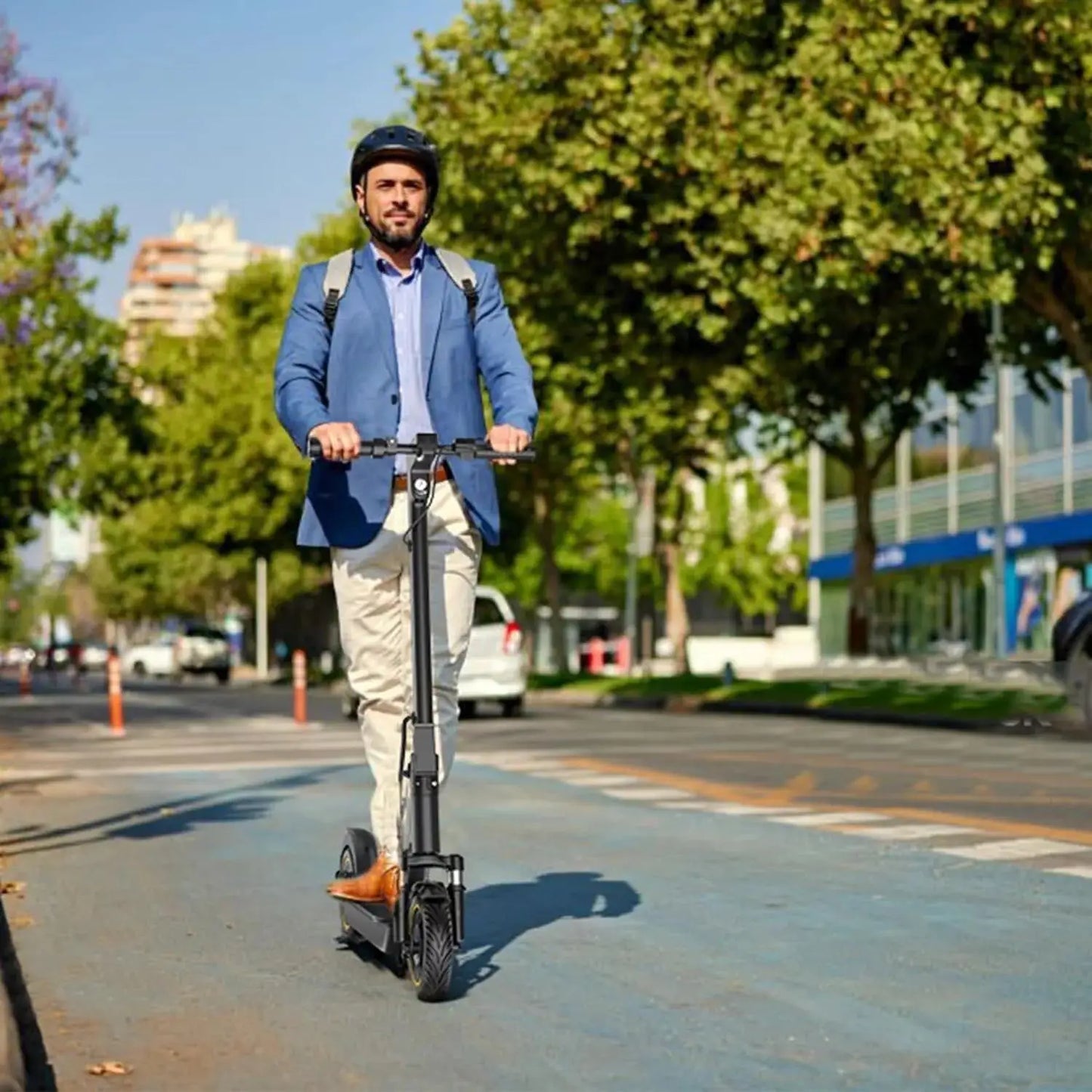 AOVOPRO ESMAX Electric Scooter 500W 22mph Folding Shock Absorbing