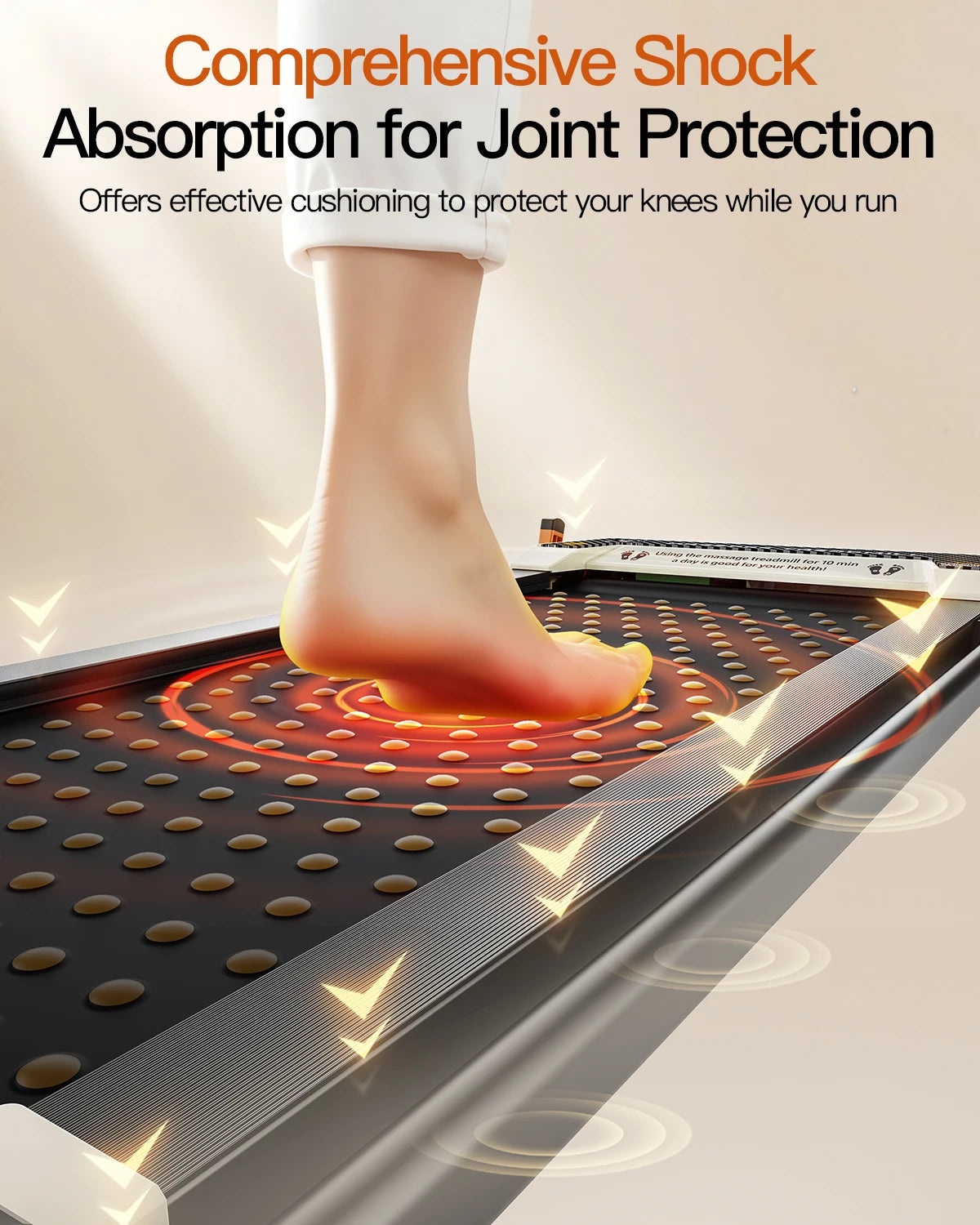 AKLUER Walking Pad Treadmill 2.5HP LCD Display For Home Use